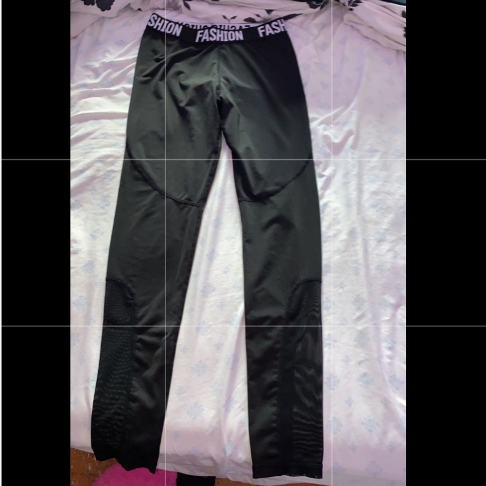 girls leggings, size-Medium, brand- Shein, color- black